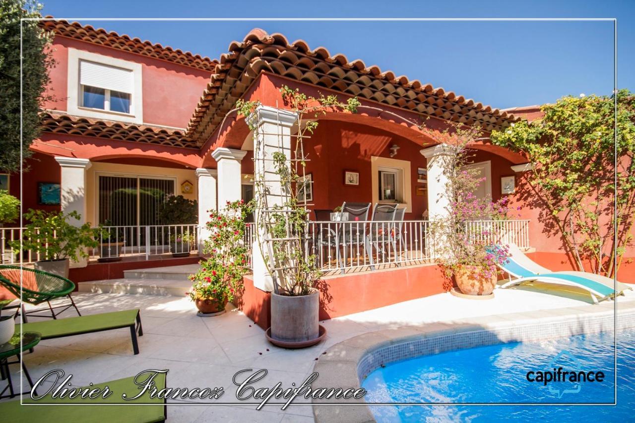 Villa sécurisée pres des lecques Saint-Cyr-sur-Mer Esterno foto